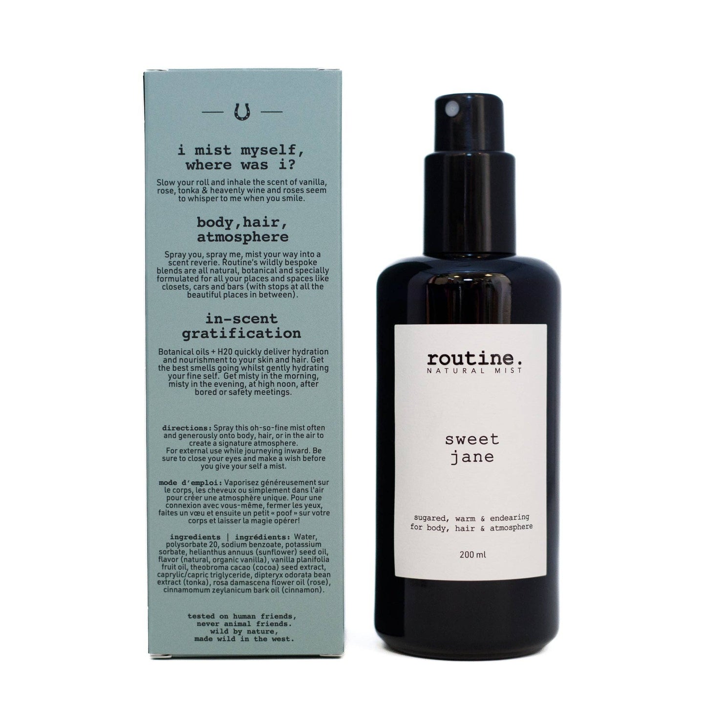 Routine - NEW! Sweet Jane 200ml Body, Hair & Atmosphere Mist