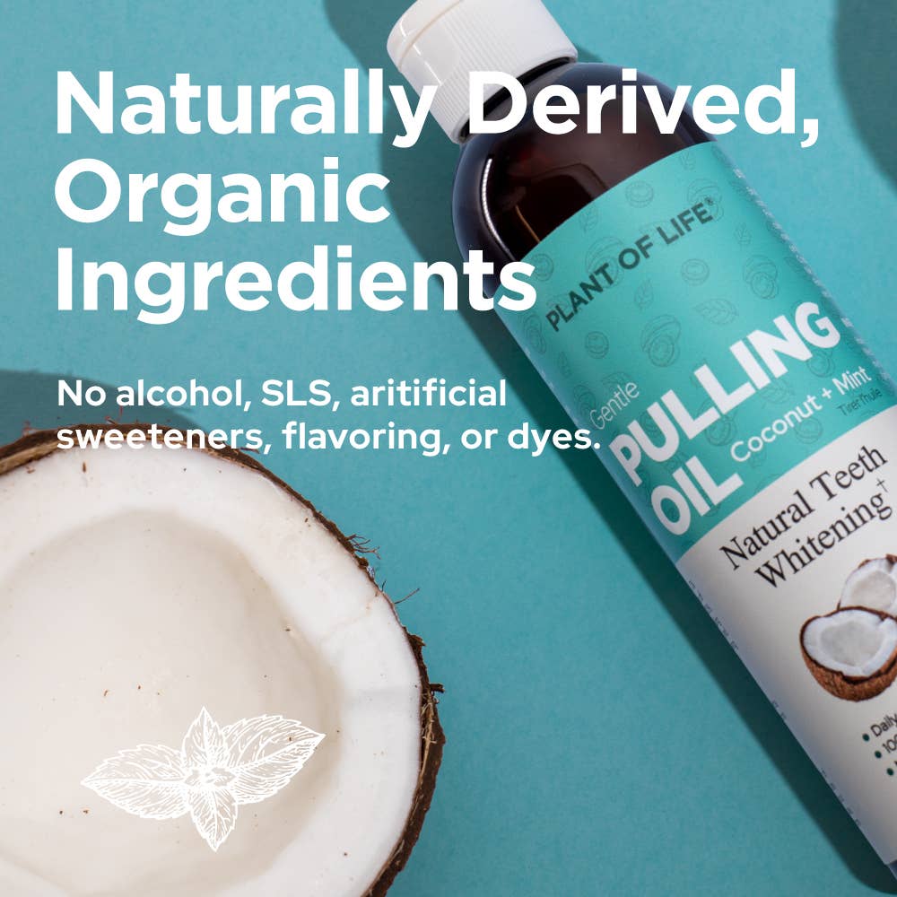Plant of Life - Natural Mouth Pulling Oil | Ayurvedic and Mint - 240ml