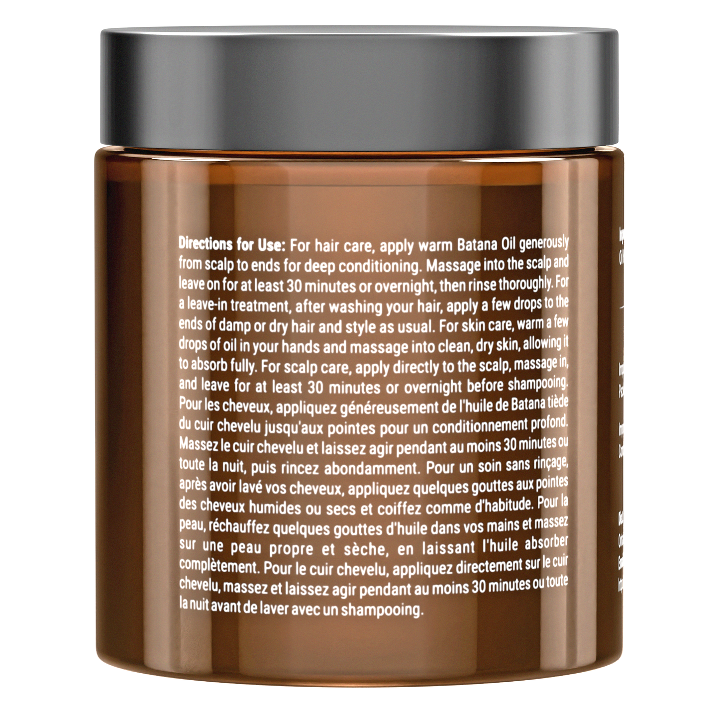 Canadian Grace - Canadian Grace Premium 100% Organic Batana Oil – Raw & Authentic from the Misquita, Honduras for Hair Growth & Skin Nourishment