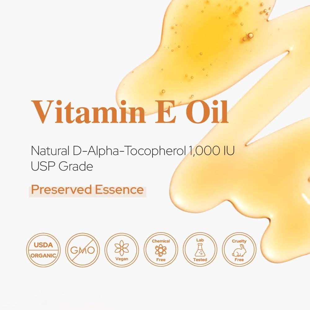 Plant of Life - Vitamin E Oil | Natural | Face, Skin & Hair Care |Tocopherol