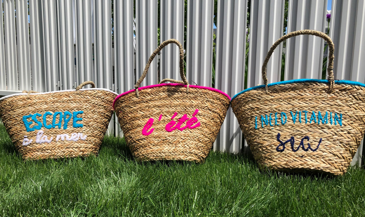 Straw Hand Basket