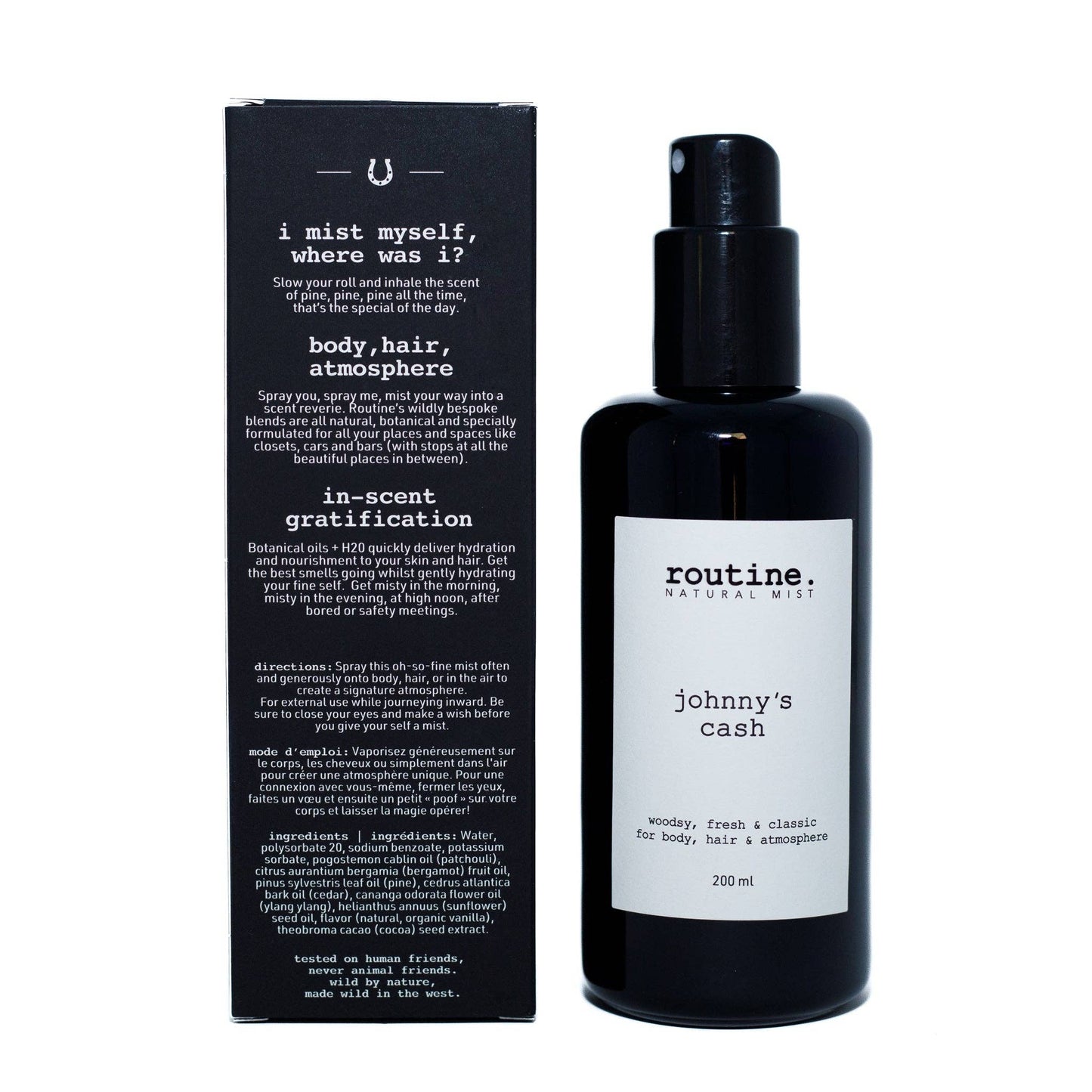 Routine - NEW! Johnny's Cash 200ml Body, Hair & Atmosphere Mist