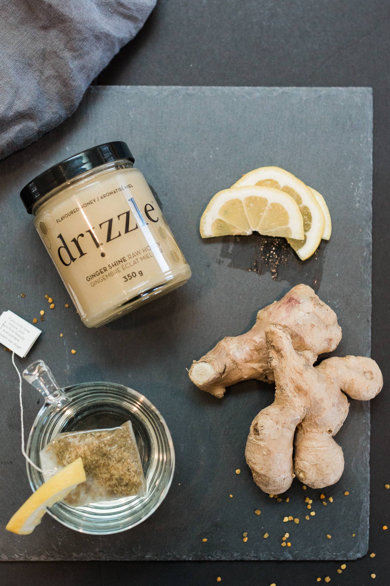 Drizzle Honey - Ginger Shine Superfood Honey – 350 g (12 oz)