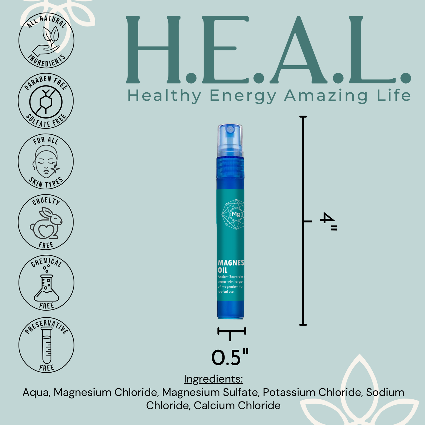 Healthy Energy Amazing Life - ŐSIMAGNESIUM Oil - 10mL SAMPLE