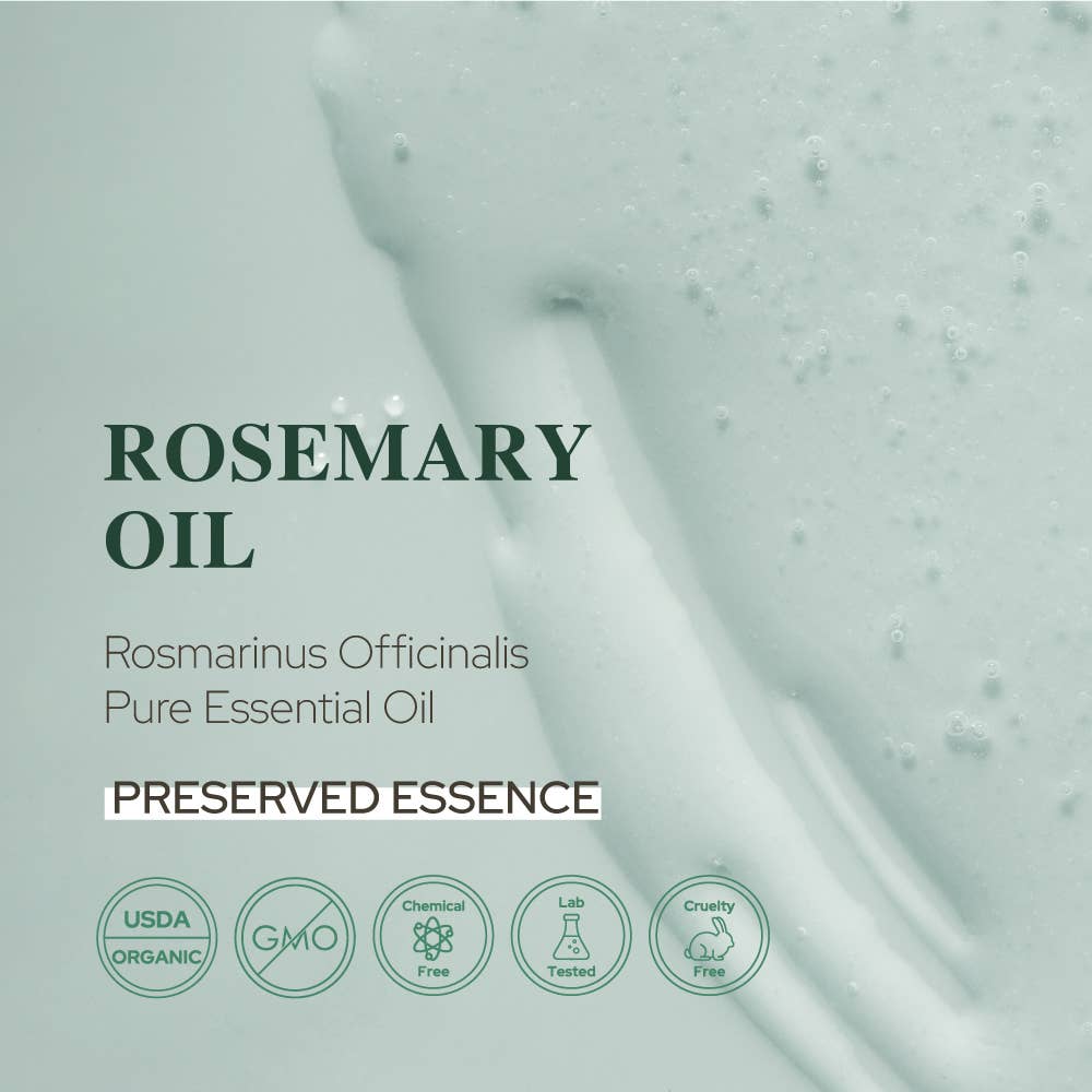 Plant of Life - Rosemary Essential Oil for Aromatherapy Hair, Skin, & Nails