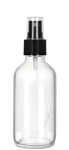 Clear Glass Spray Bottle 4oz