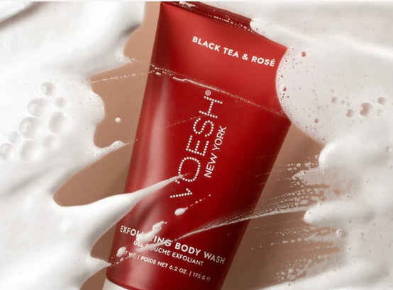 Black Tea & Rose Exfoliating Body Wash
