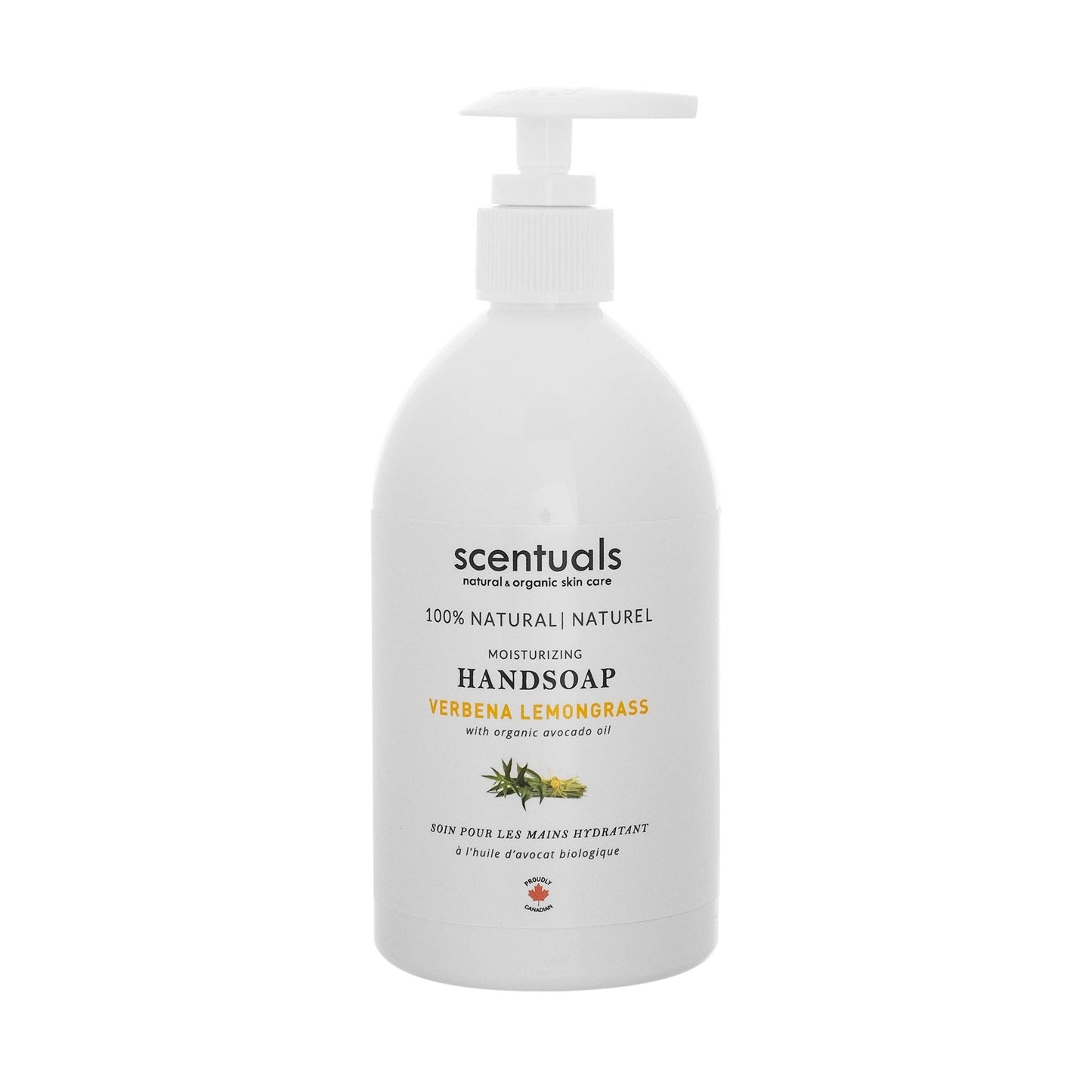 Scentuals Natural & Organic Skin Care - Verbena Lemongrass Liquid Hand Soap