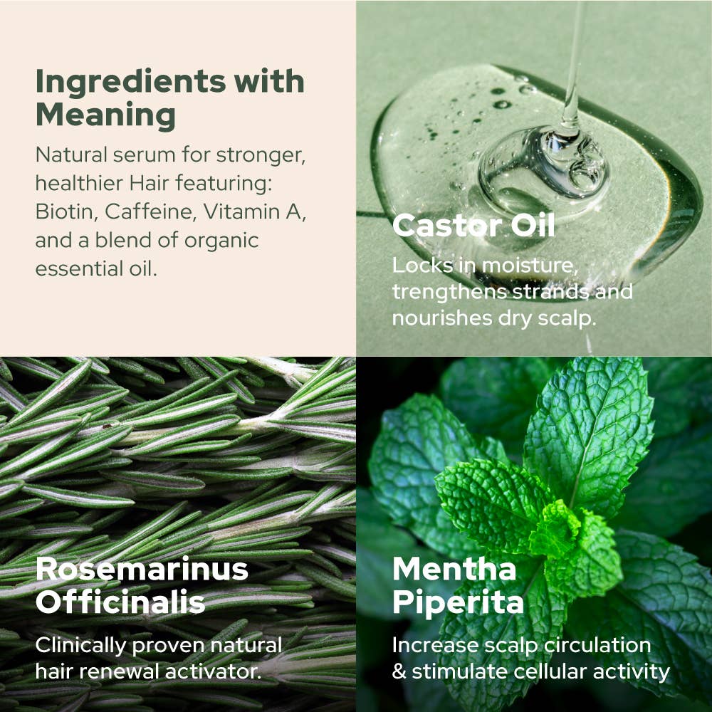 Plant of Life - Plant of Life Rosemary Mint Essential Oil | for Hair & Skin