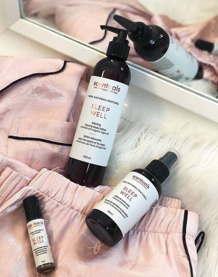 Scentuals Natural & Organic Skin Care - Sleep Well Pillow & Room Mist
