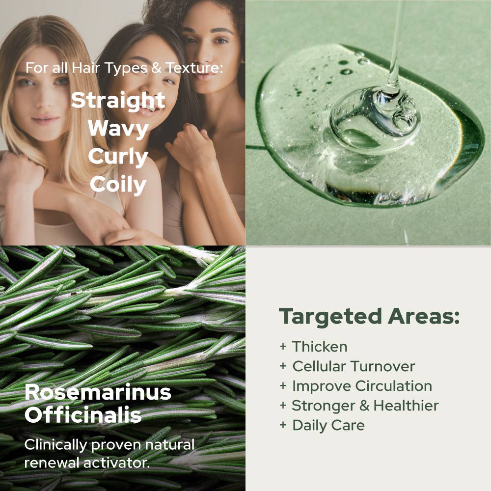 Plant of Life - Rosemary Essential Oil for Aromatherapy Hair, Skin, & Nails
