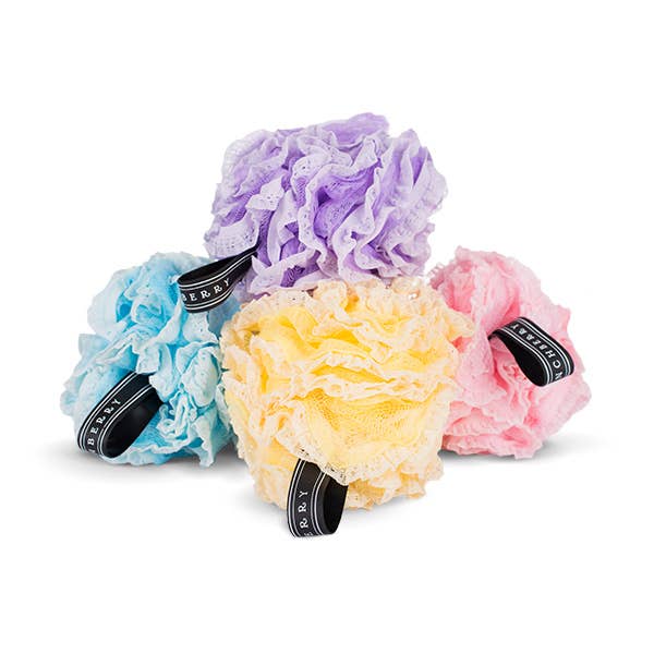 Lacy Shower Poufs- Asstd colors lol