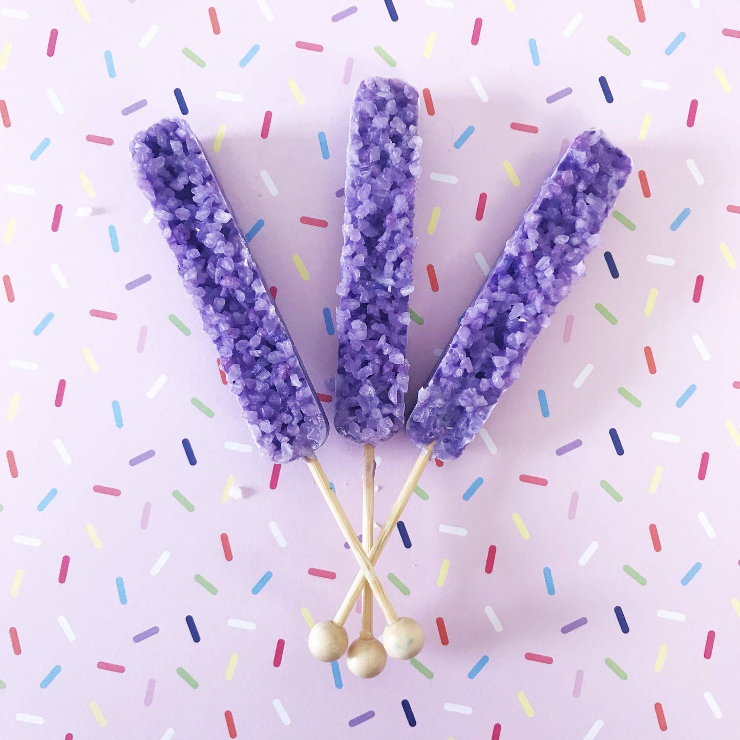 Lavender Bath Rock Candy