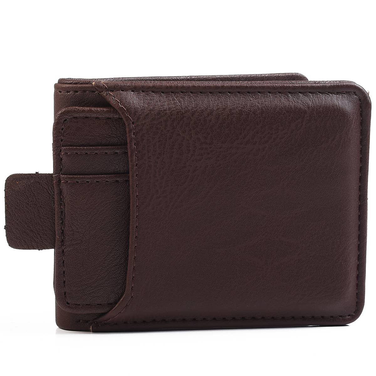 Leather Dual Wallet- Brown