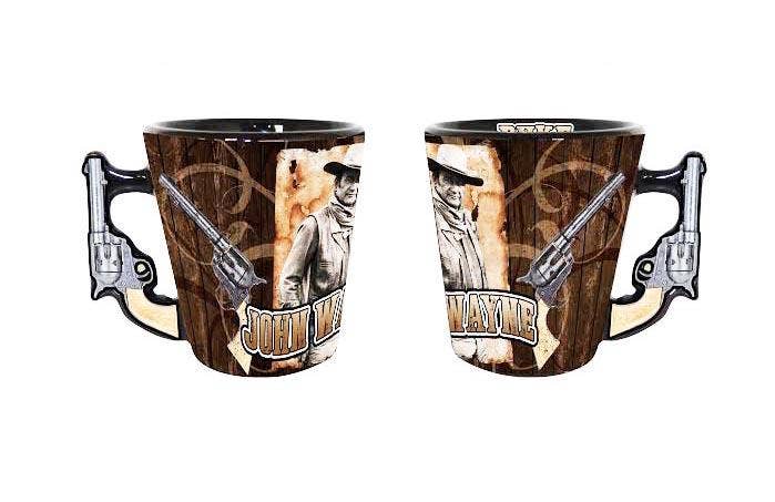 John Wayne Pistol Handle Shot Glass