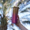 Metallic Ombre Tumbler Bougainvillea
