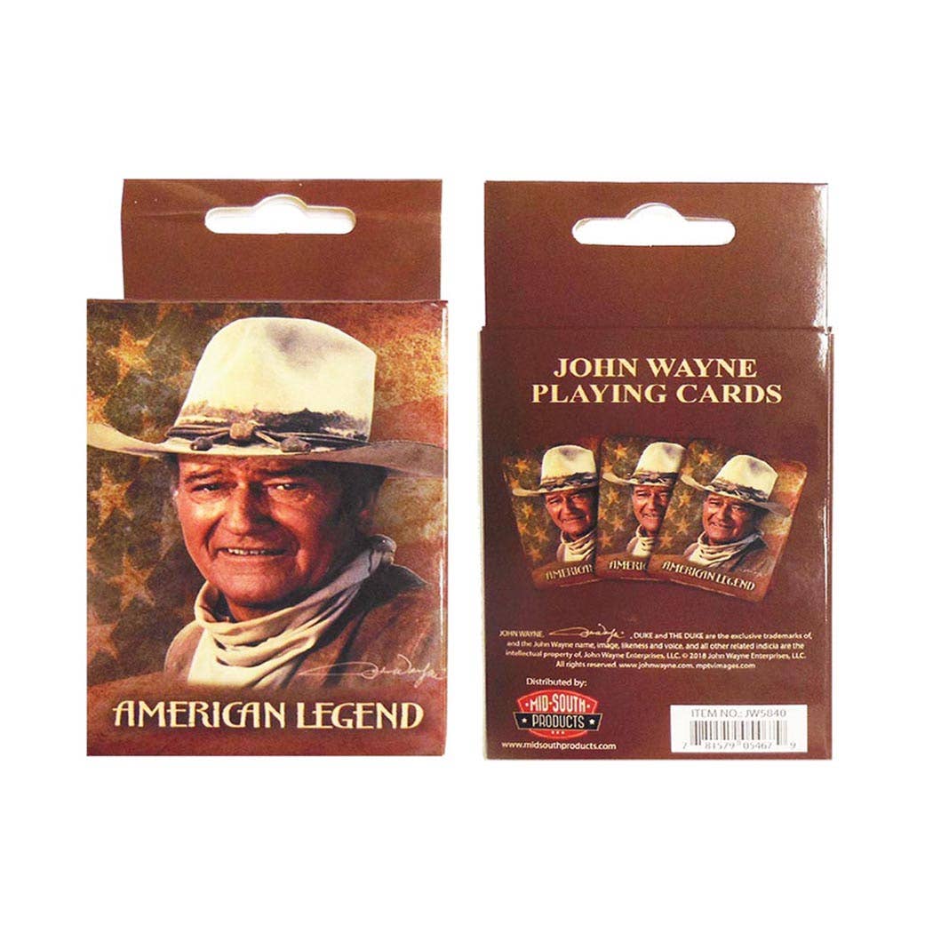 John Wayne Playing Cards
