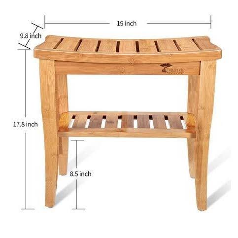 Bamboo Stool & Squeegee