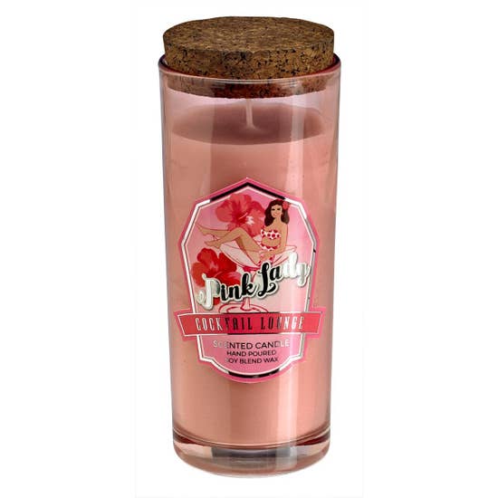 Cocktail Highball Candle - Lady Pink