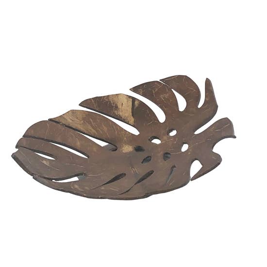 Coco Shell Leaf Soap Dish