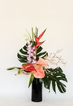 Red Artificial Anthurium Tropical Flower