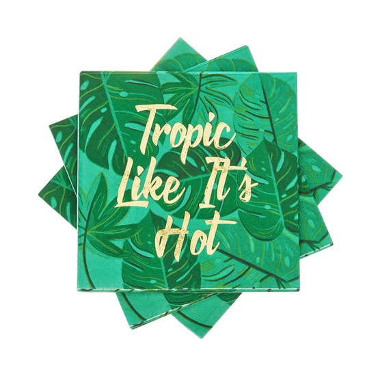 Tropic Like Its Hot Cocktail Napkin