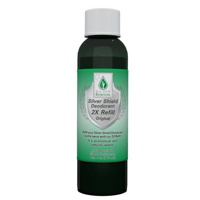 Silver Shield Deodorant, 2x Refill, 4 oz.