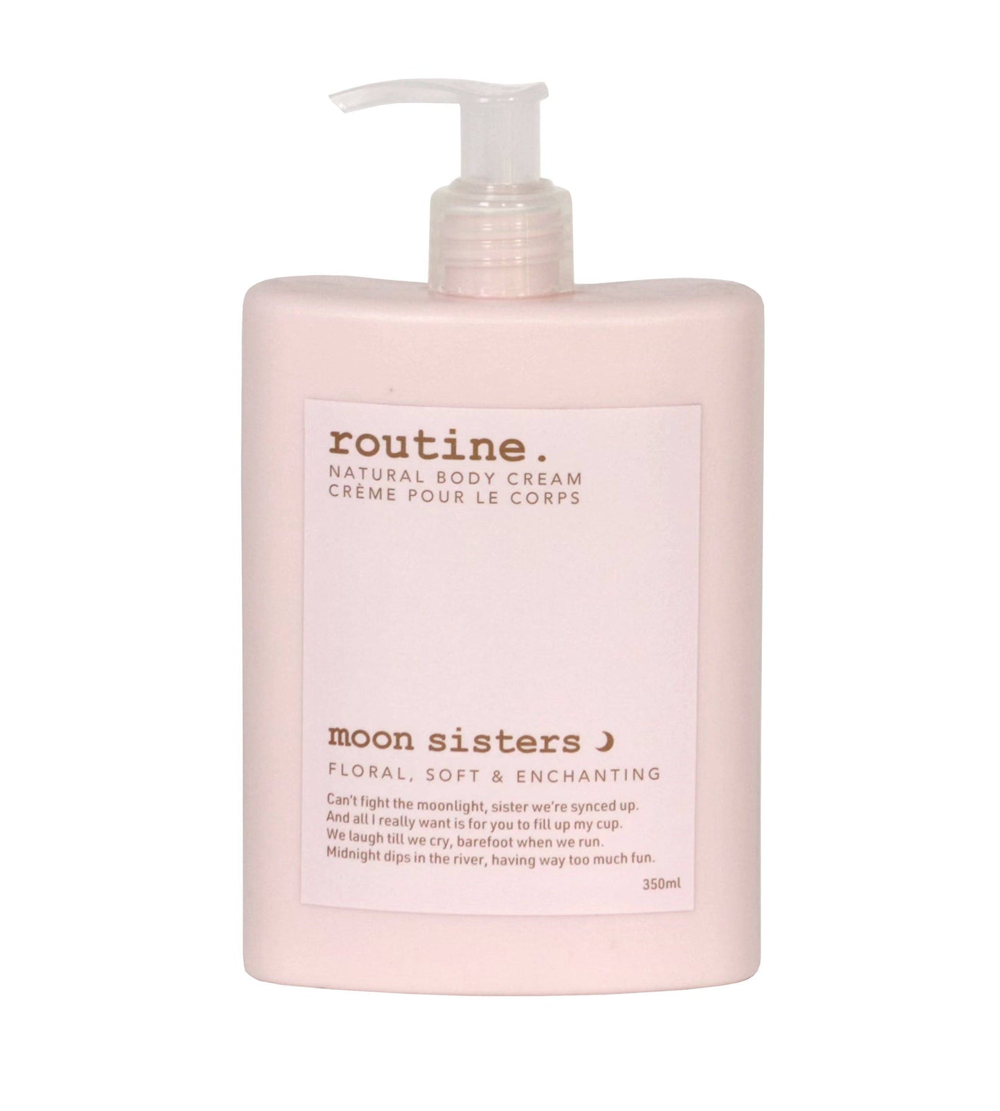 Moon Sisters 350ml Natural Body Cream