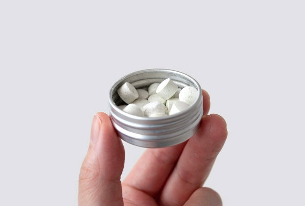 Travel Tin Toothpaste Tablets
