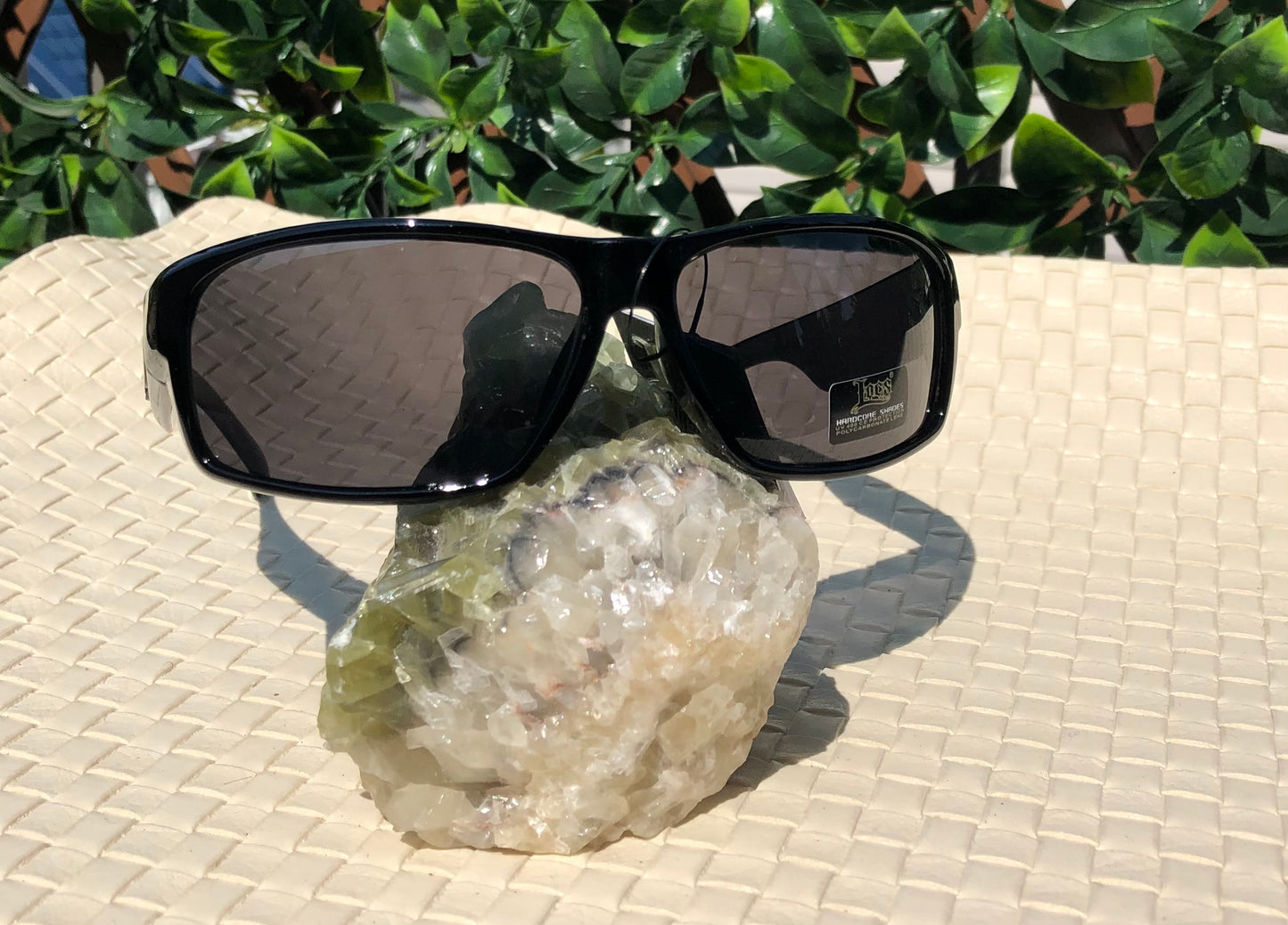 LOCS POLISHED BLACK MEN'S SUNGLASSES
