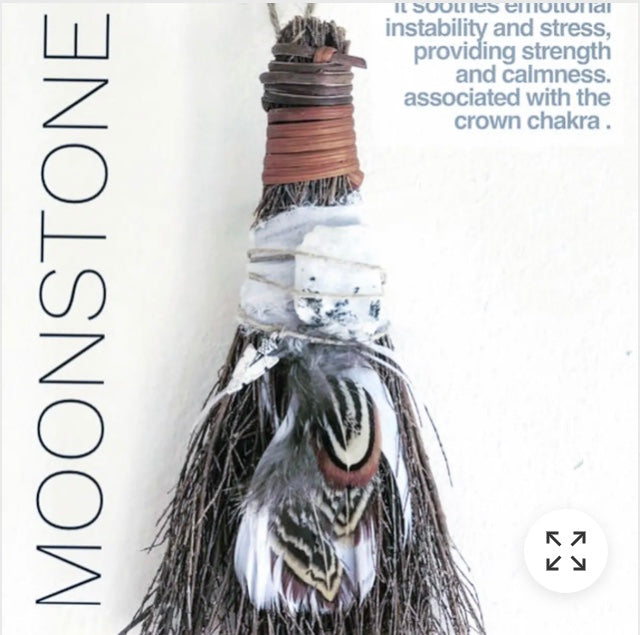 CINNAMON BROOM + MOONSTONE