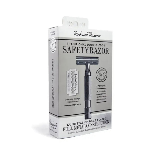 White Chrome Rockwell 6C Razor