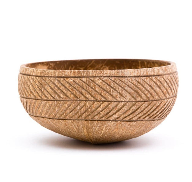 Feather Coconut Bowl