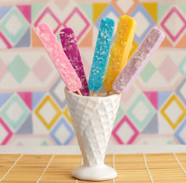 Lavender Bath Rock Candy