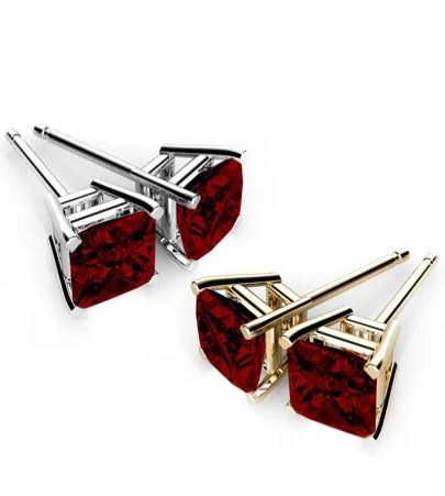 Swarovski Crystal Elements Square Princess Cut Earrings