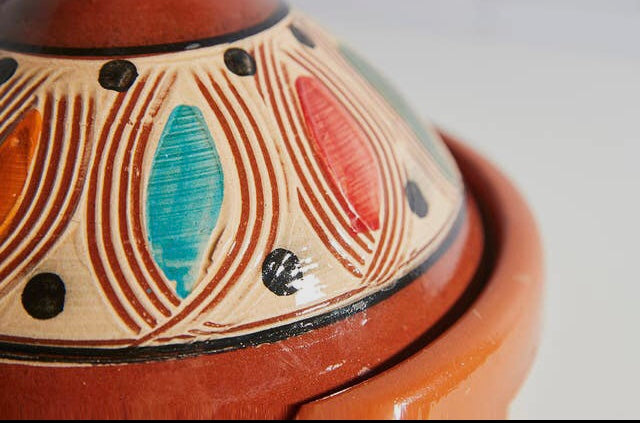 Moroccan Cooking Tagine for Two - Traditional Design