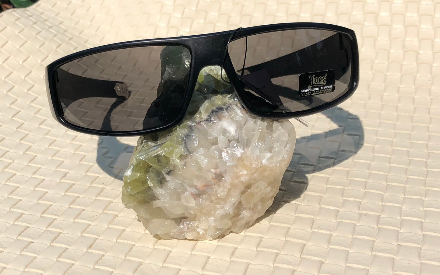 LOCS POLISHED BLACK MEN'S SUNGLASSES