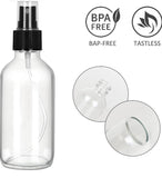 Clear Glass Spray Bottle 4oz