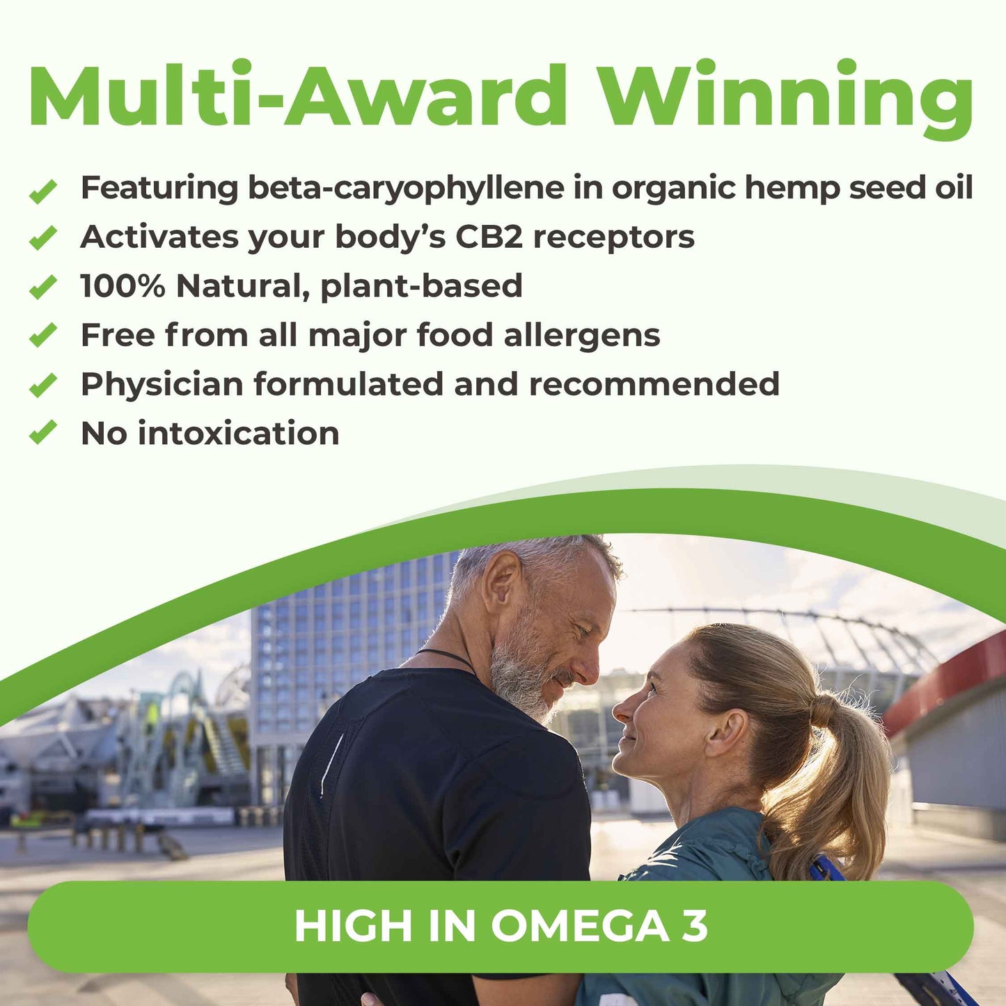 Cannanda - CB2 HEMP SEED OIL >> Vegan Softgels (70 Vegan Softgels)