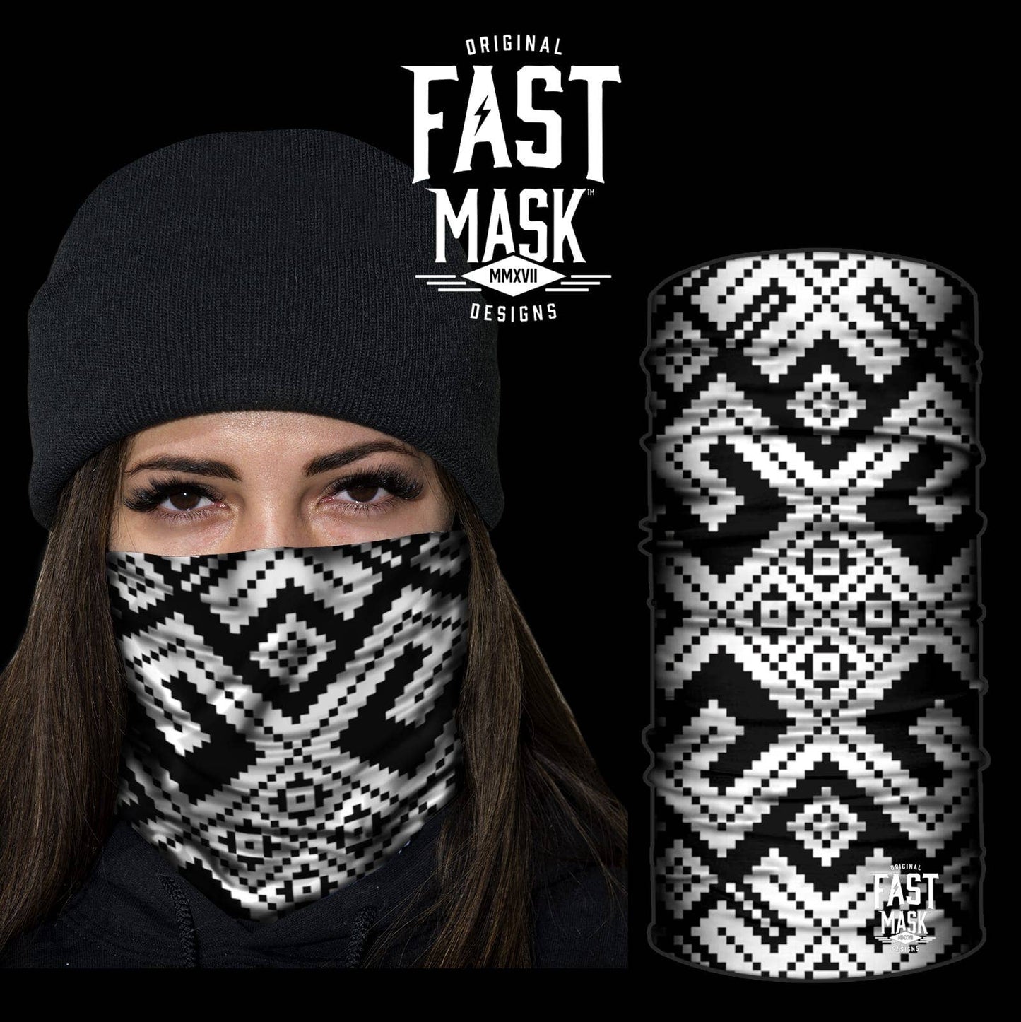 Live Fast Gear - The Maze Neck Gaiter - *Now with Sewn Edges*