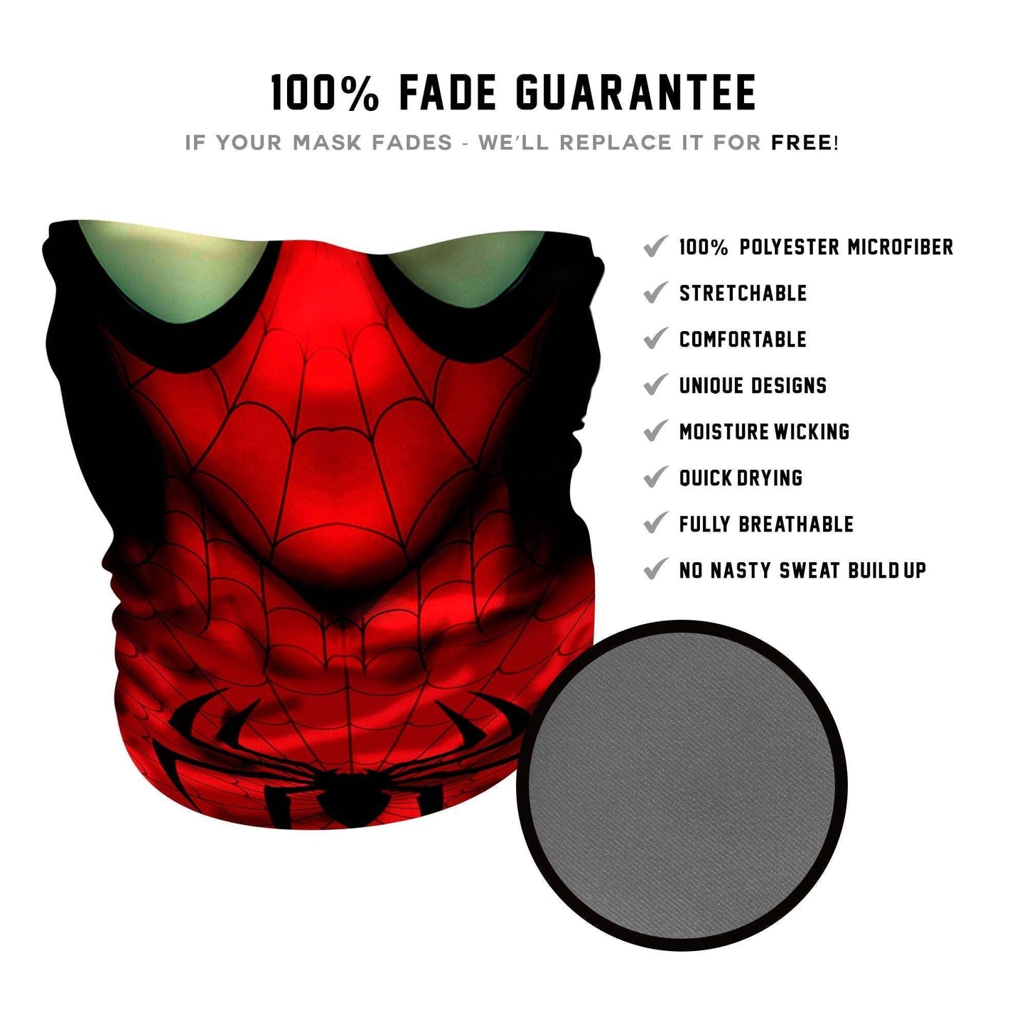 Live Fast Gear - Jr Web Slinger Fast Mask * Now with Sewn Edges*