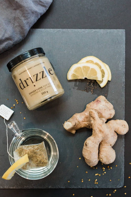 Drizzle Honey - Ginger Shine Superfood Honey – 350 g (12 oz)