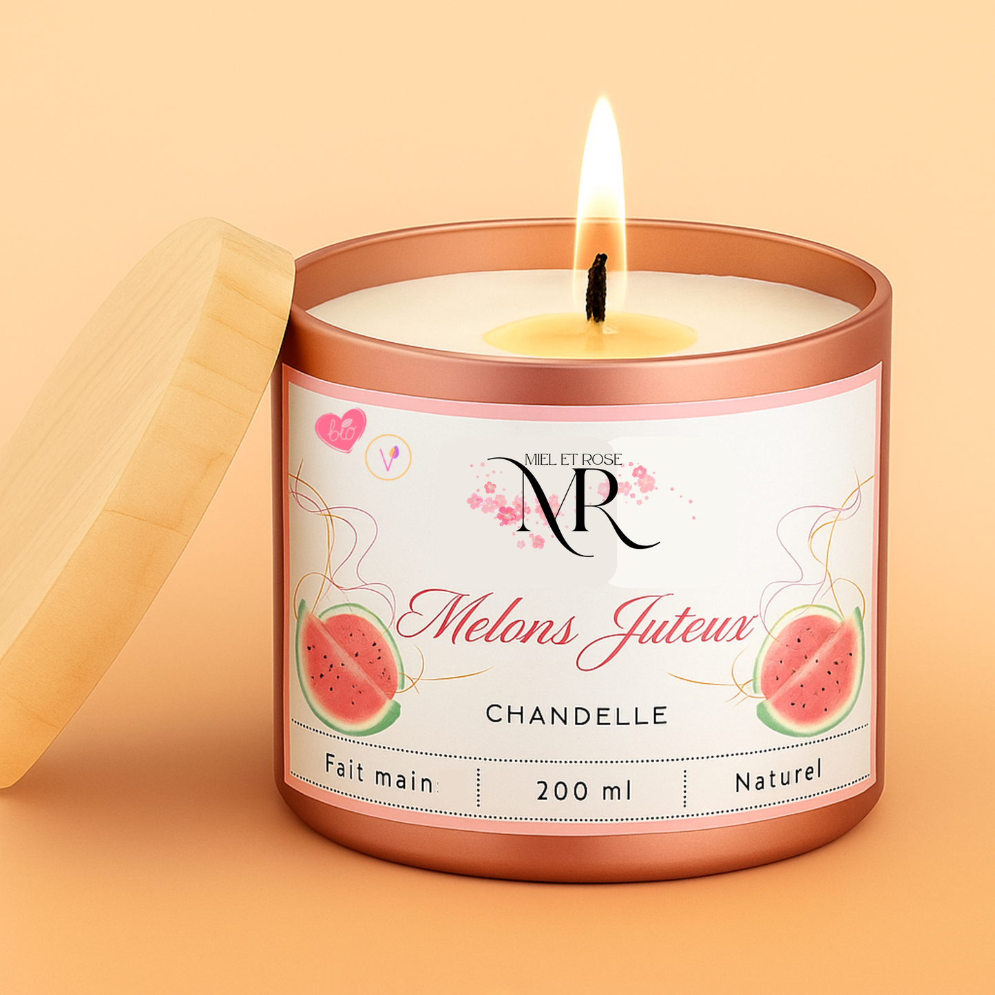 Miel et Rose - Natural candle – Juicy Melons