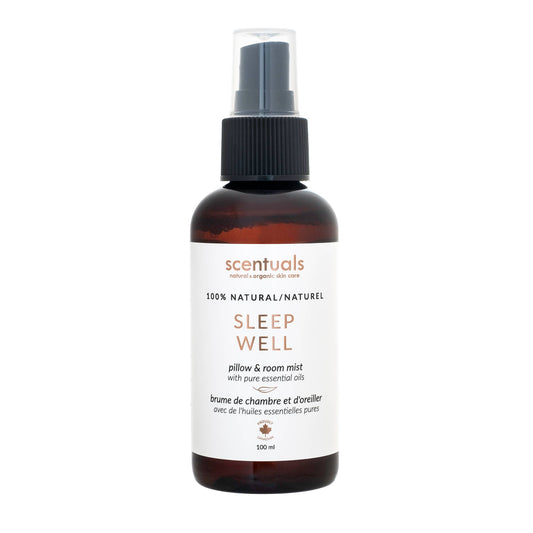 Scentuals Natural & Organic Skin Care - Sleep Well Pillow & Room Mist