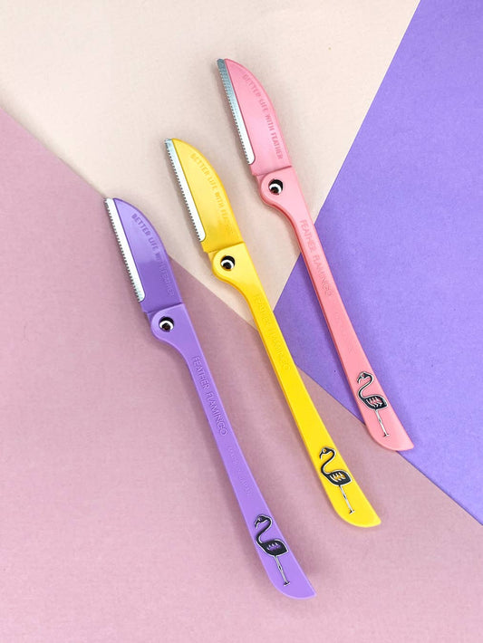 Beauty D - Feather Facial Flamingo Razors