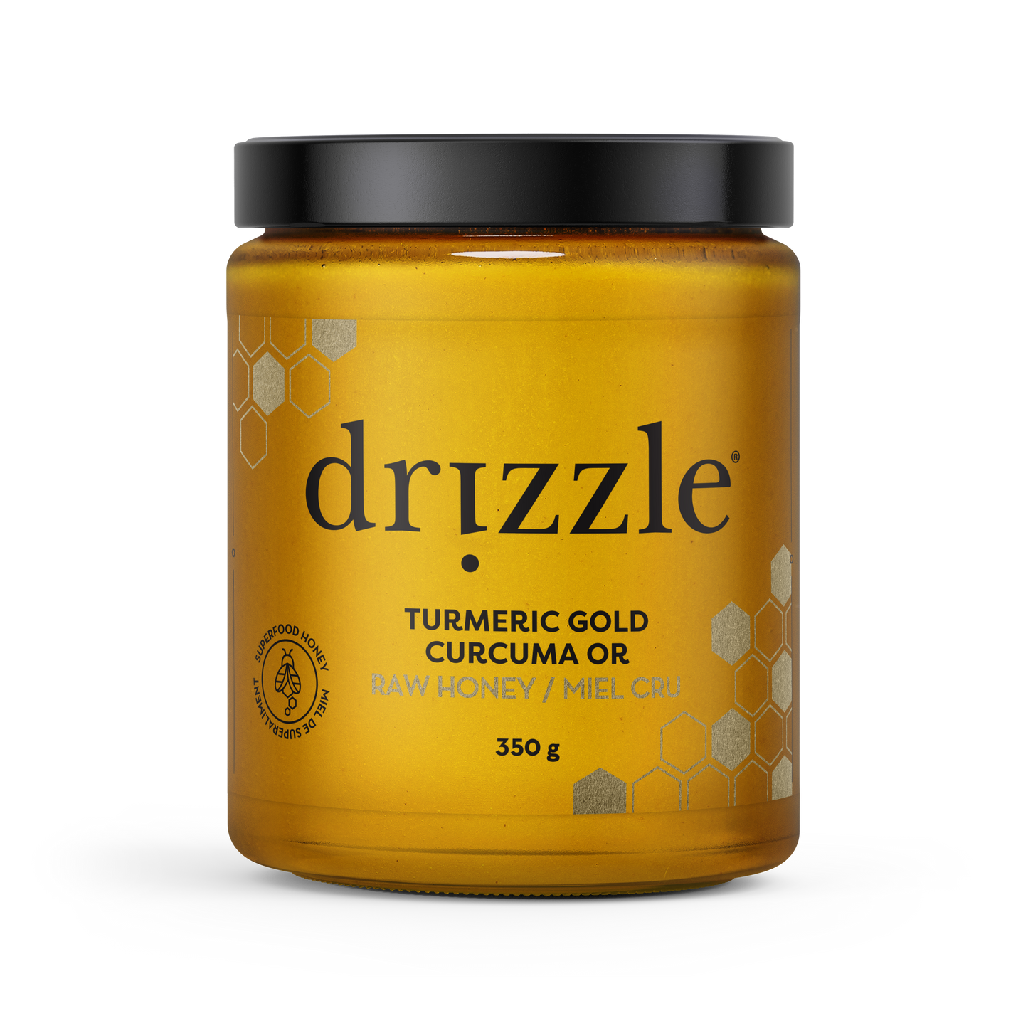 Drizzle Honey - Turmeric Gold Superfood Honey – 350 g (12 oz)