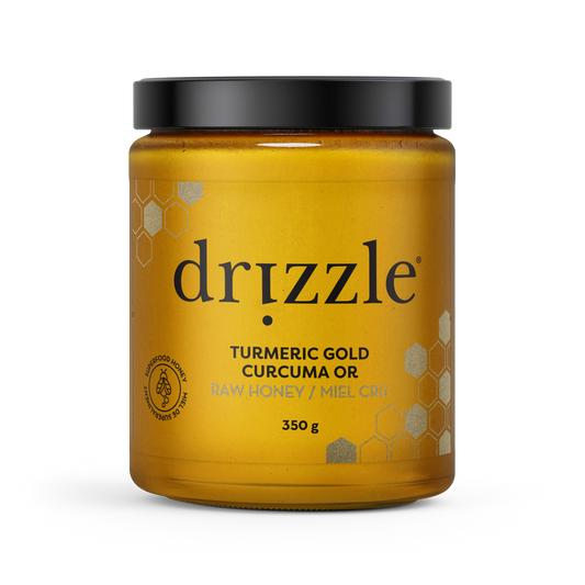 Drizzle Honey - Turmeric Gold Superfood Honey – 350 g (12 oz)