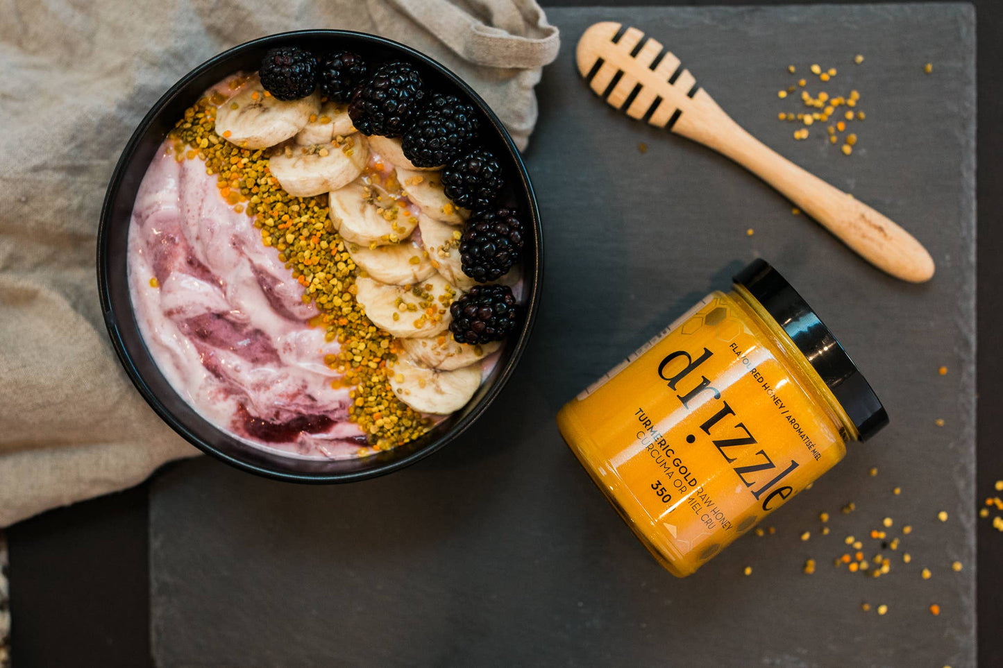 Drizzle Honey - Turmeric Gold Superfood Honey – 350 g (12 oz)