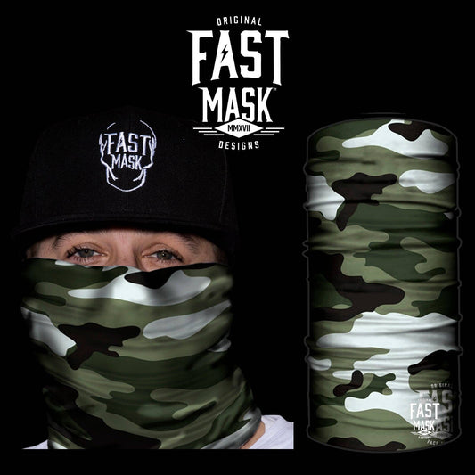 Live Fast Gear - Classic Camo Neck Gaiter * Now With Sewn Edges*