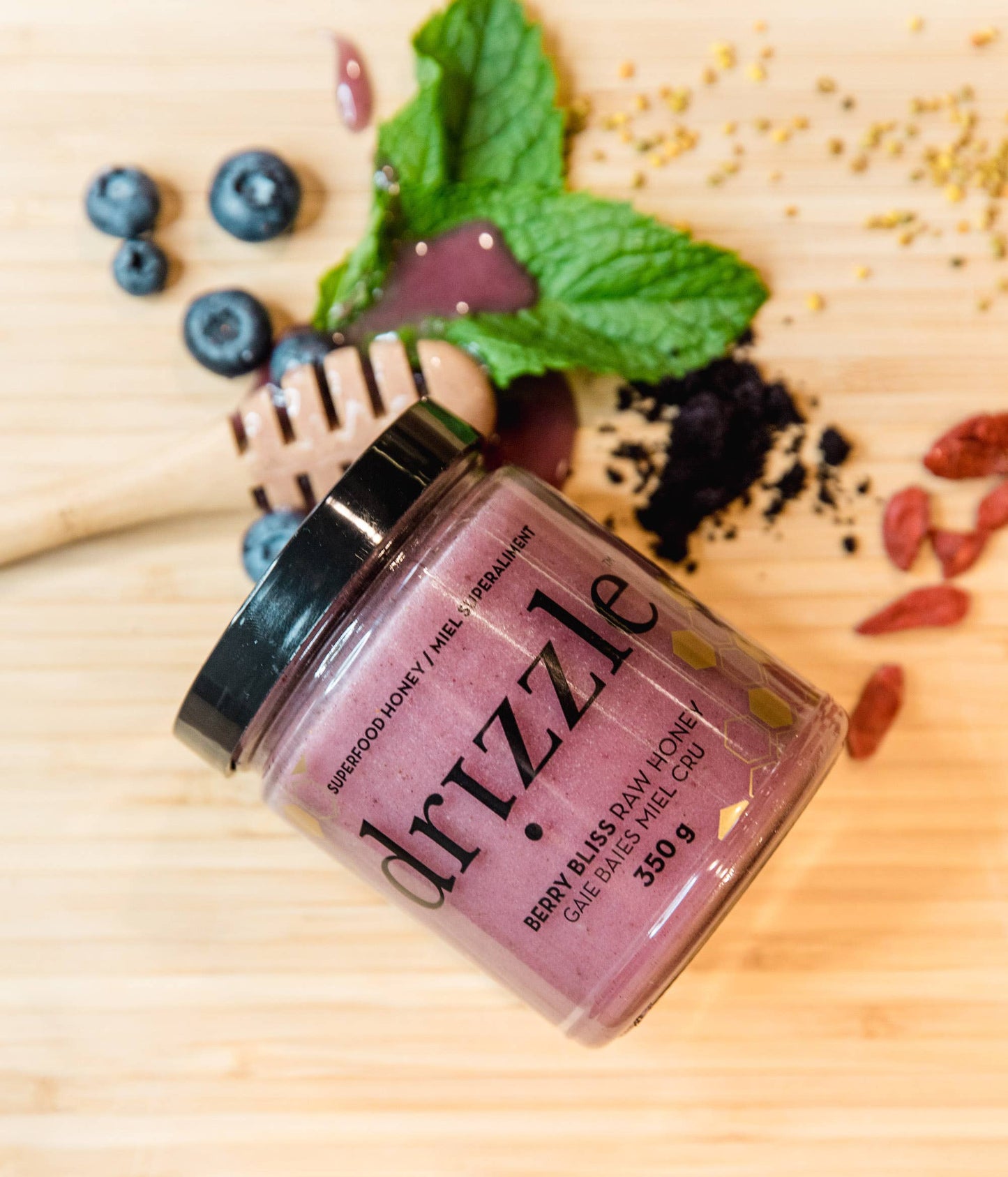 Drizzle Honey - Berry Bliss Superfood Honey - 350 g (12 oz)